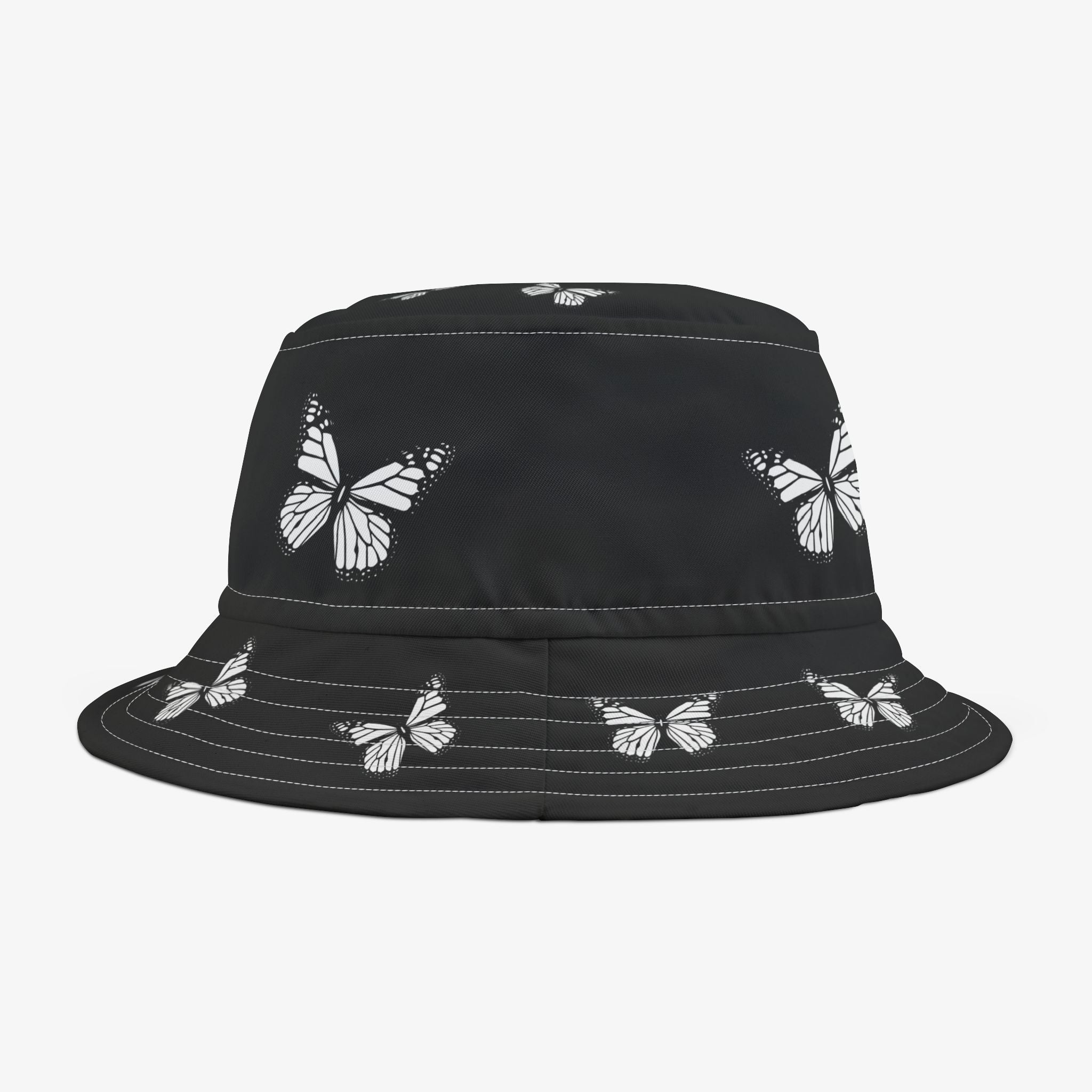 Butterfly Print Bucket Hat