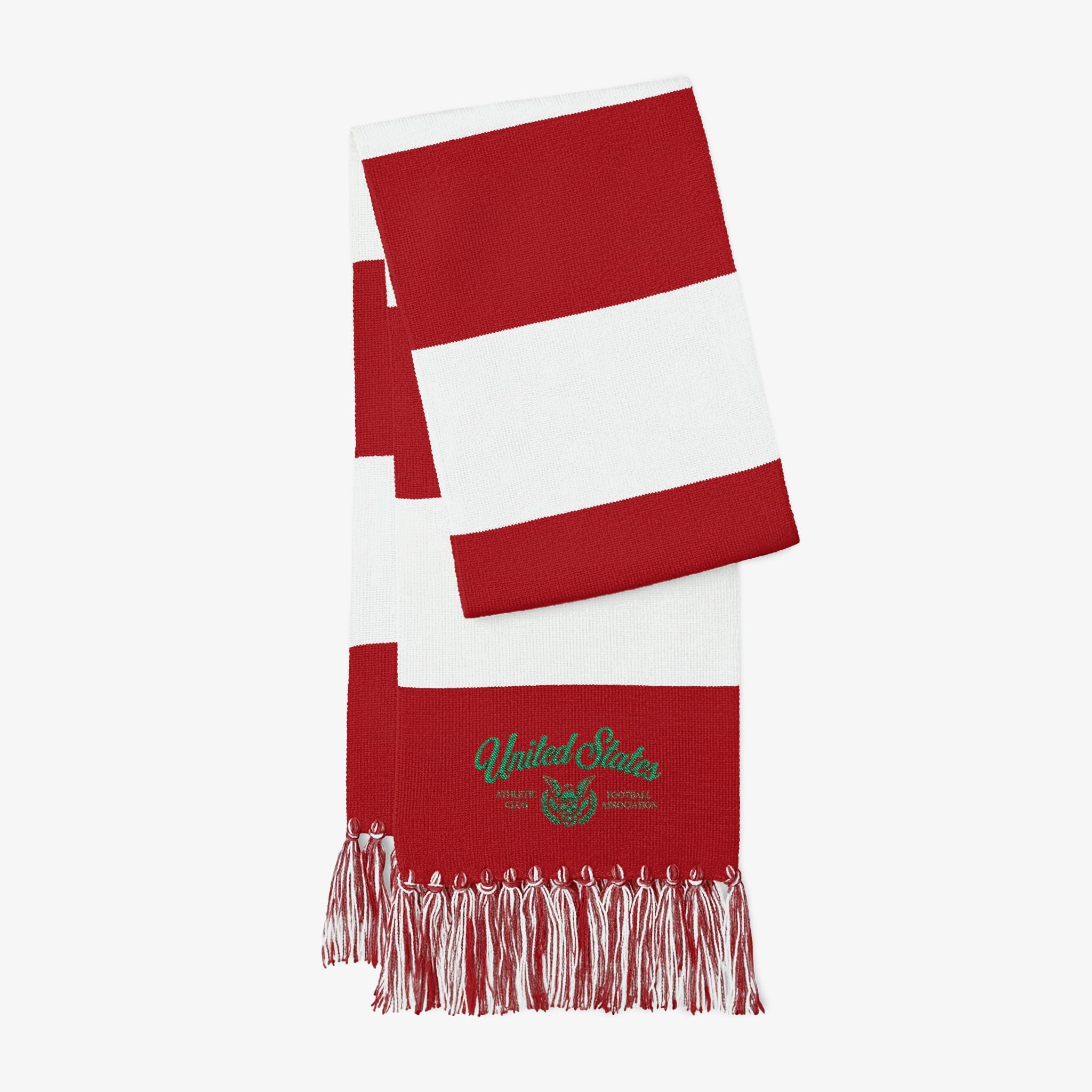 United States 2026 World Cup Vintage Football Scarf | Premium Knit Heritage Edition