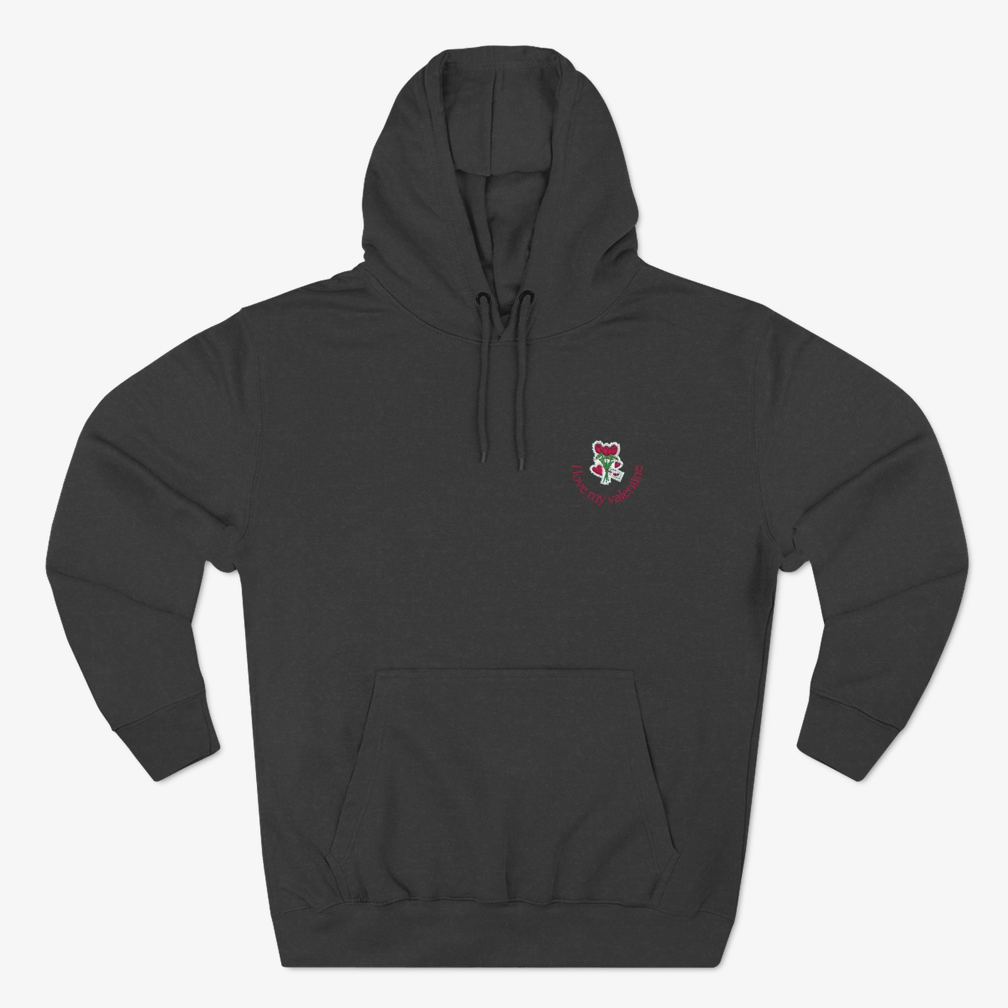 Three-Panel Fleece Hoodie for Valentine