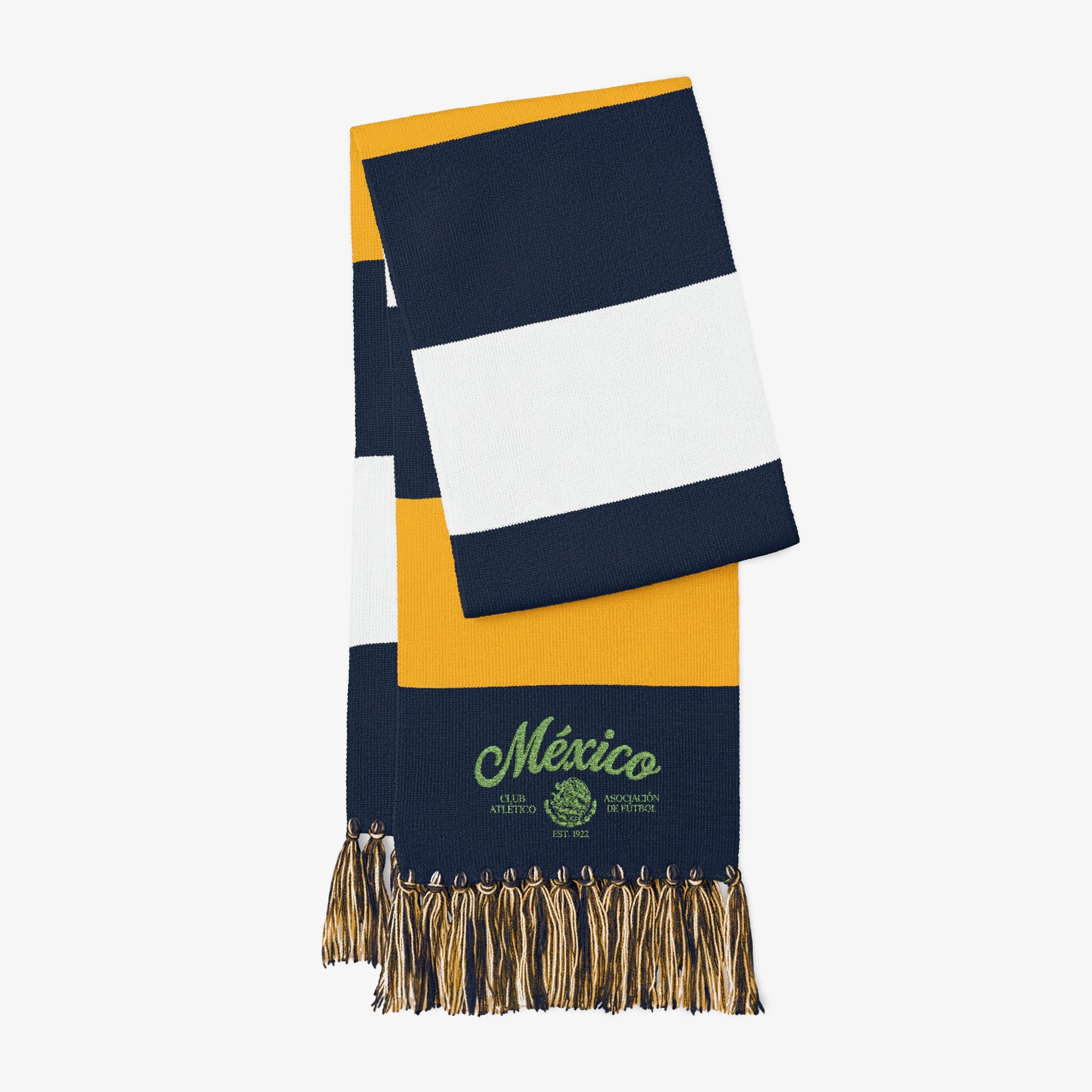 Mexico 2026 World Cup Vintage Football Scarf | Premium Knit Heritage Edition