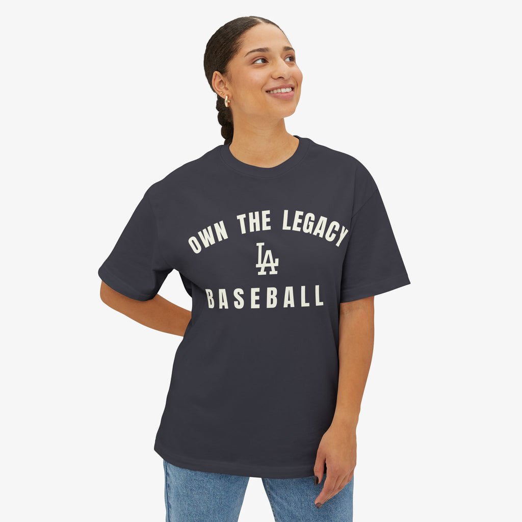 LA Baseball Boxy Tee