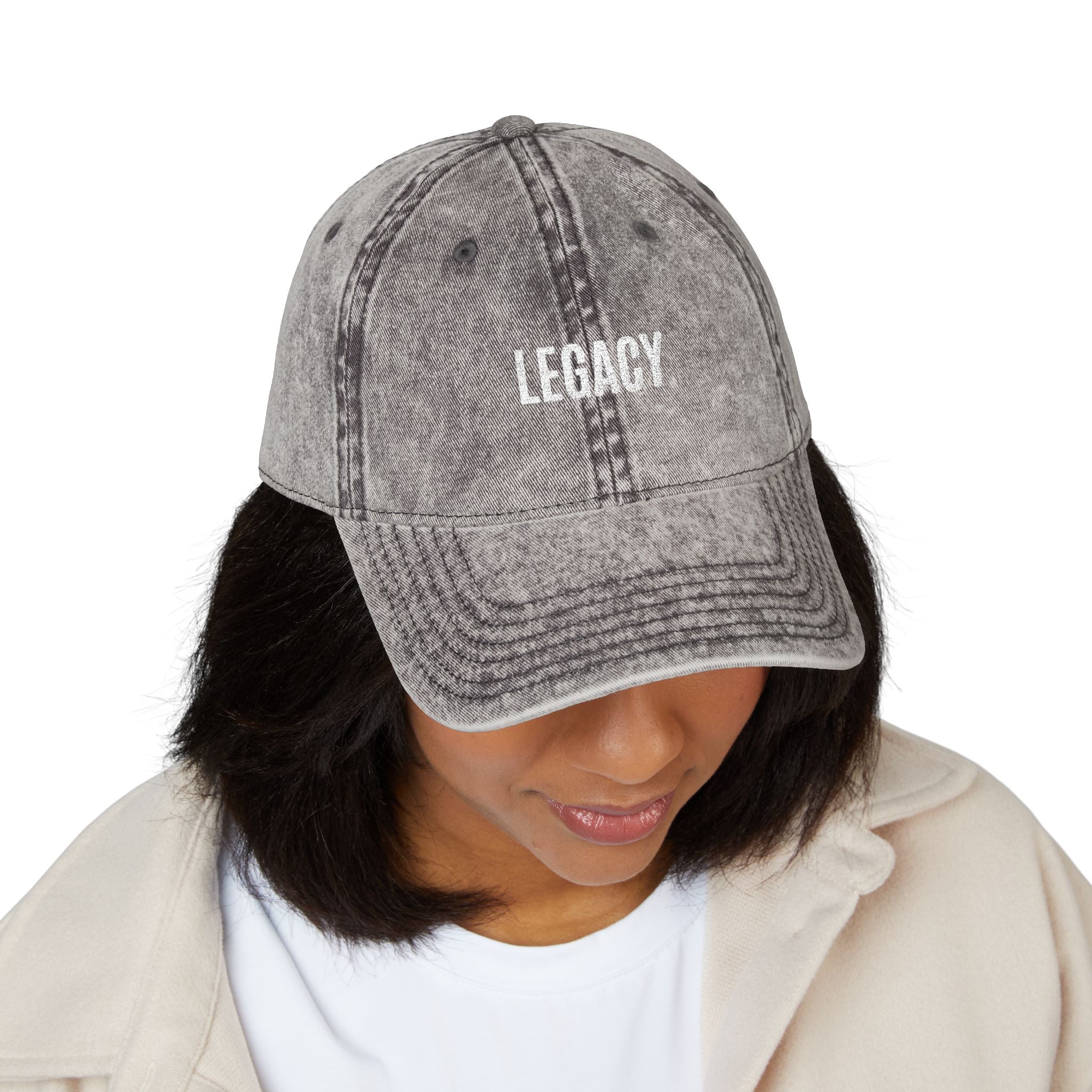 Legacy Embroidered Cap – Vintage Edition