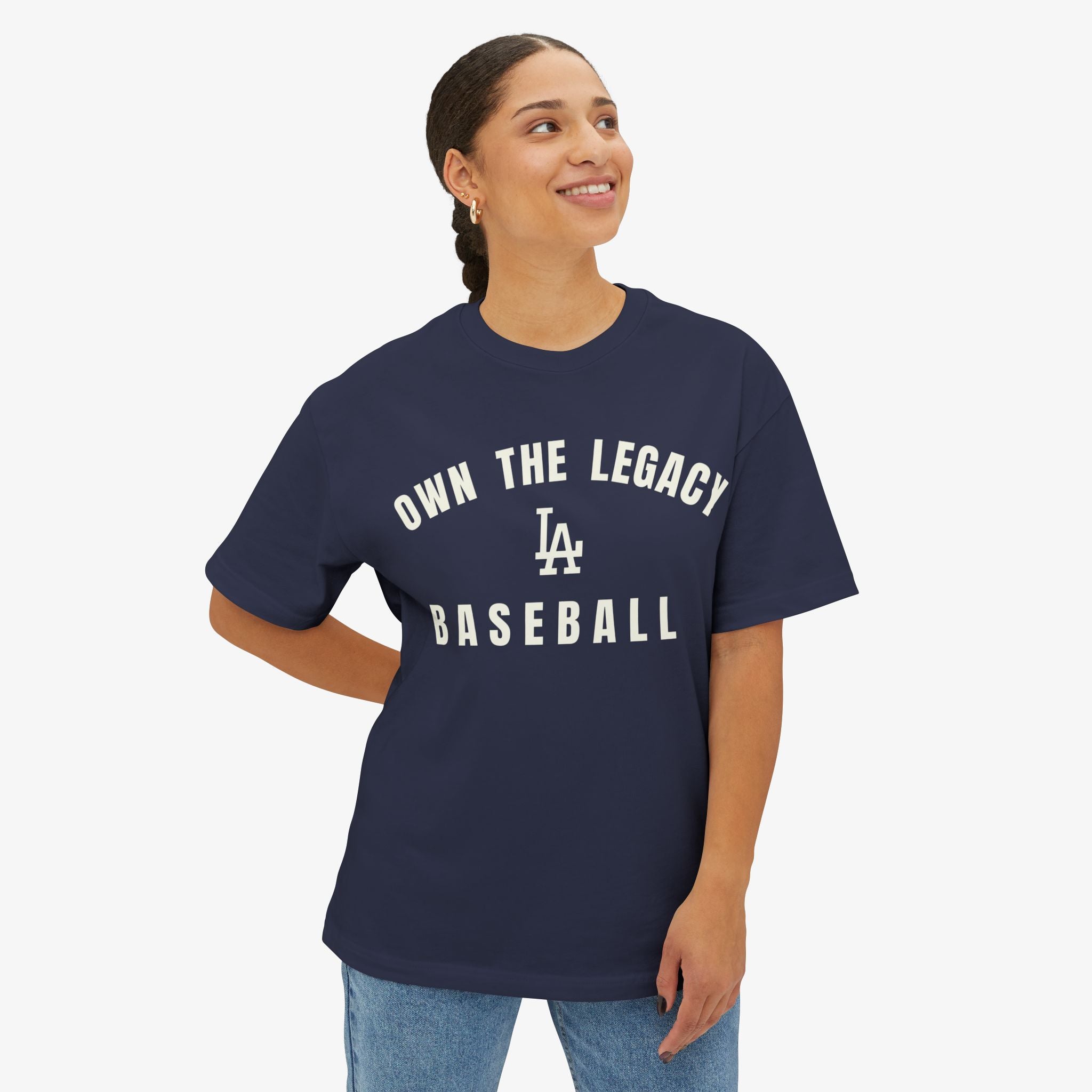 LA Baseball Boxy Tee