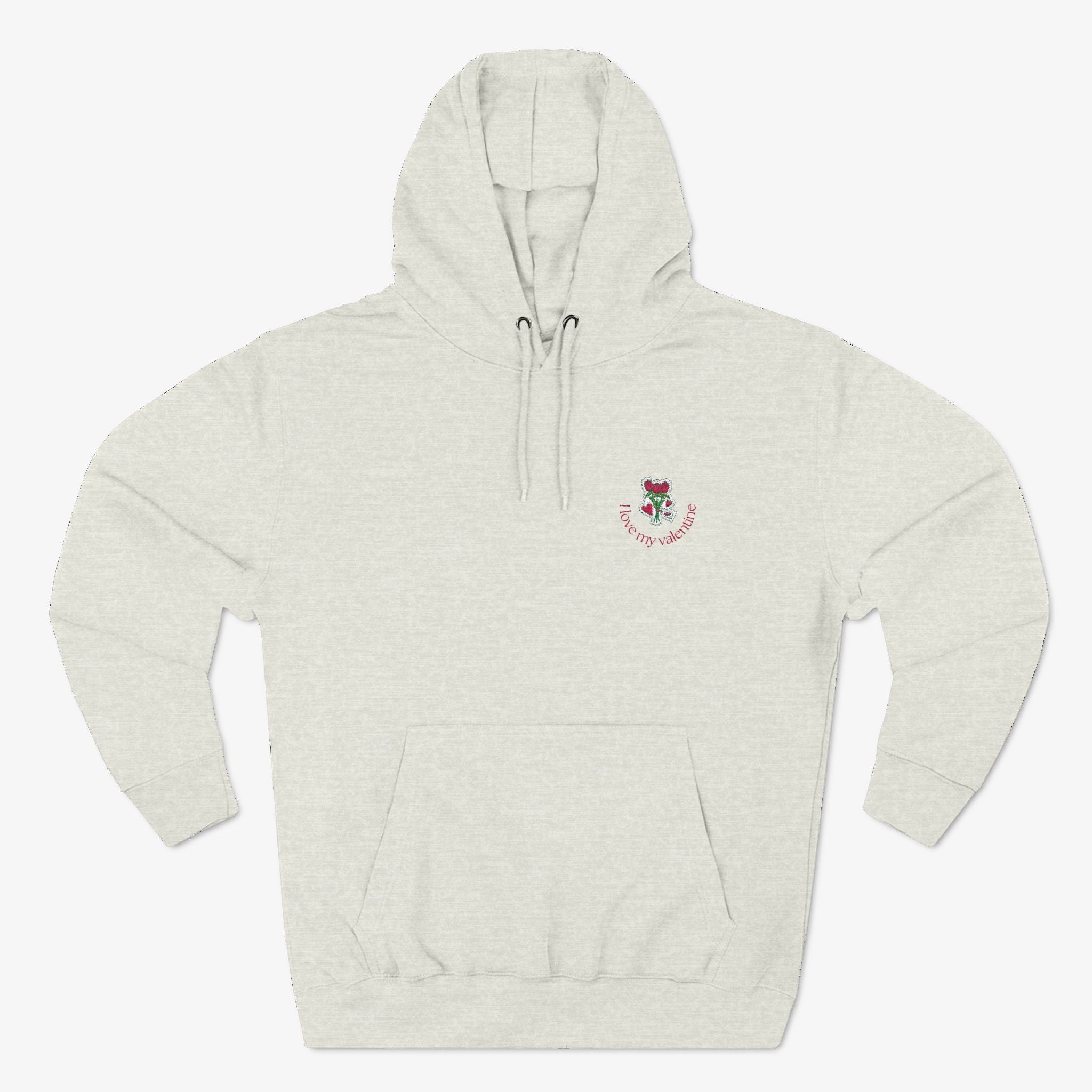 Three-Panel Fleece Hoodie for Valentine