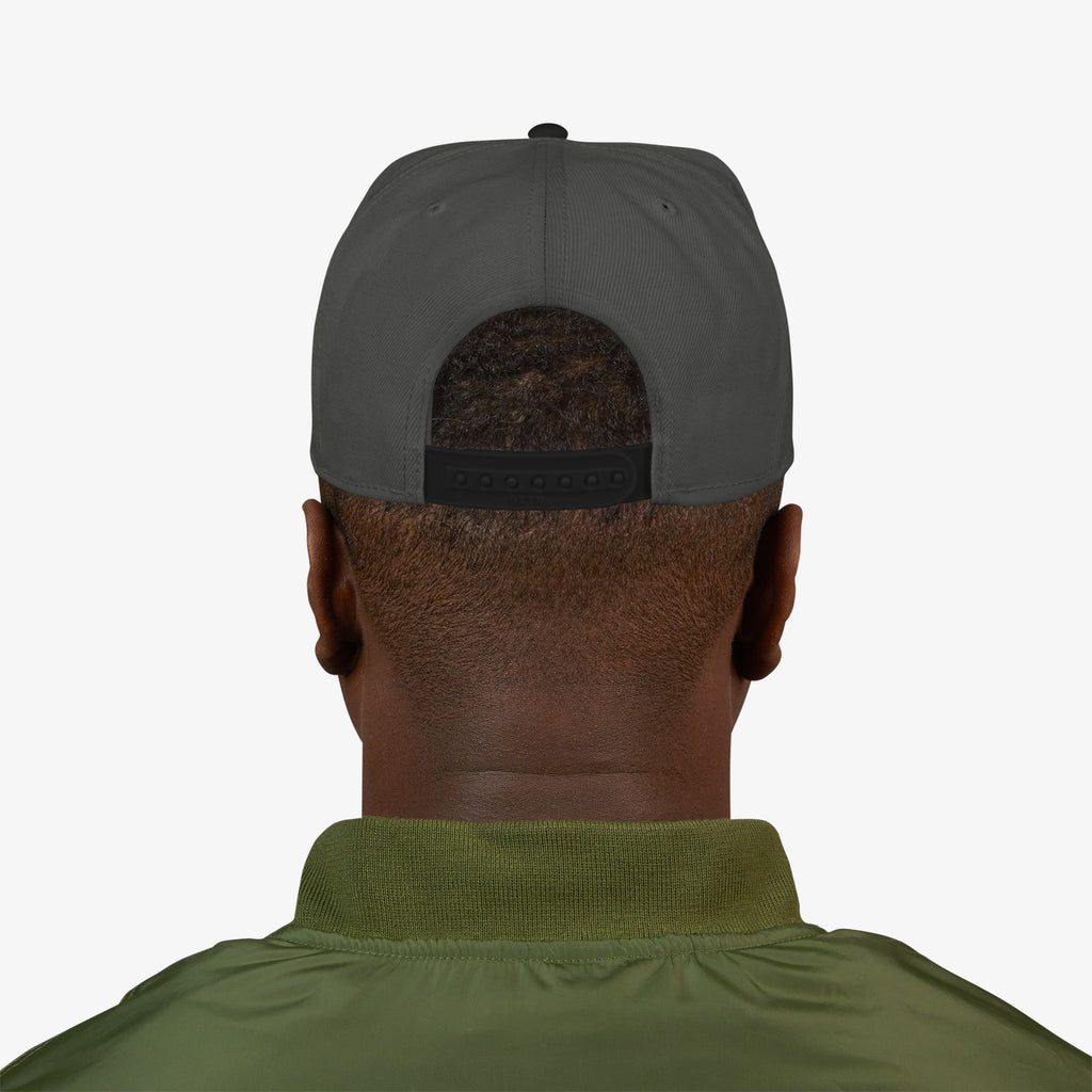 Embroidered Snapback Dual tone Hat