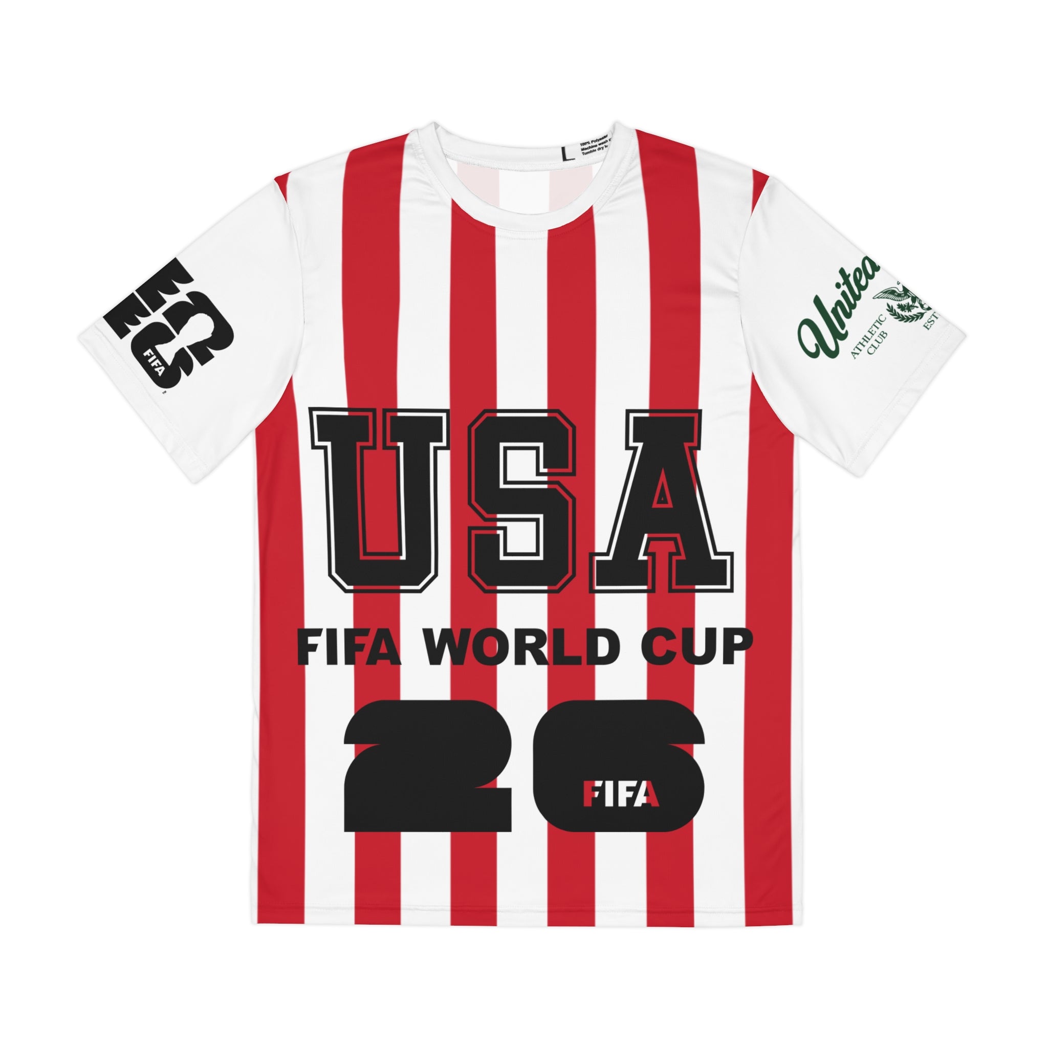 United States 2026 World Cup Archival Striped Supporter Tee | Vintage Jersey Edition