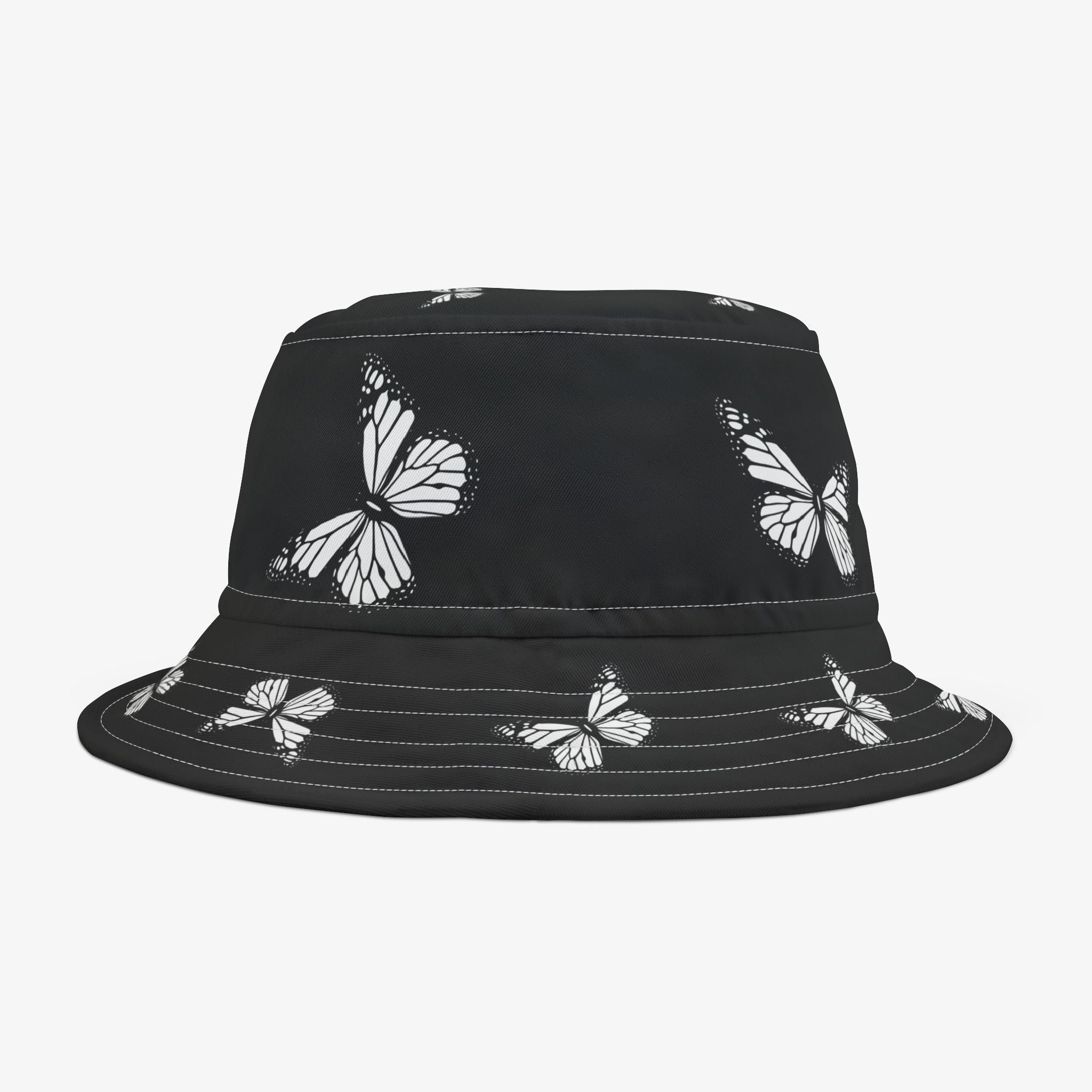 Butterfly Print Bucket Hat