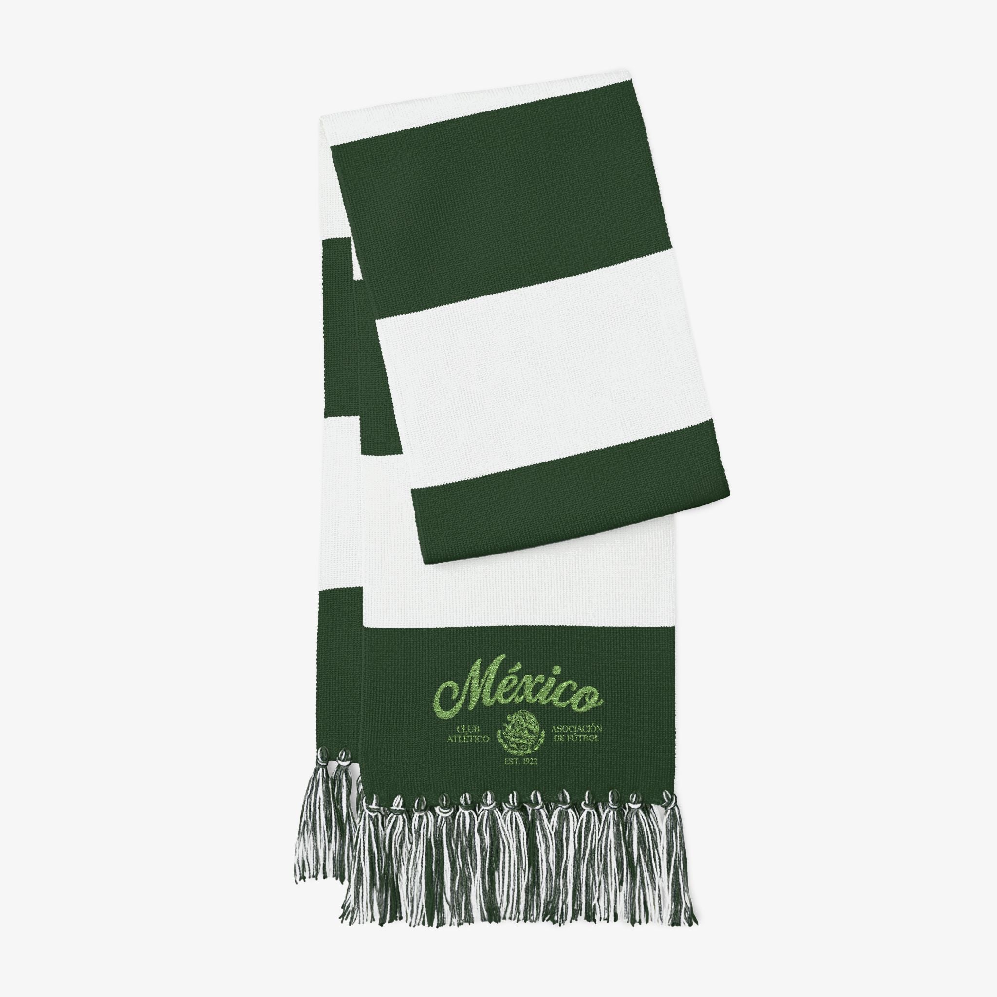 Mexico 2026 World Cup Vintage Football Scarf | Premium Knit Heritage Edition