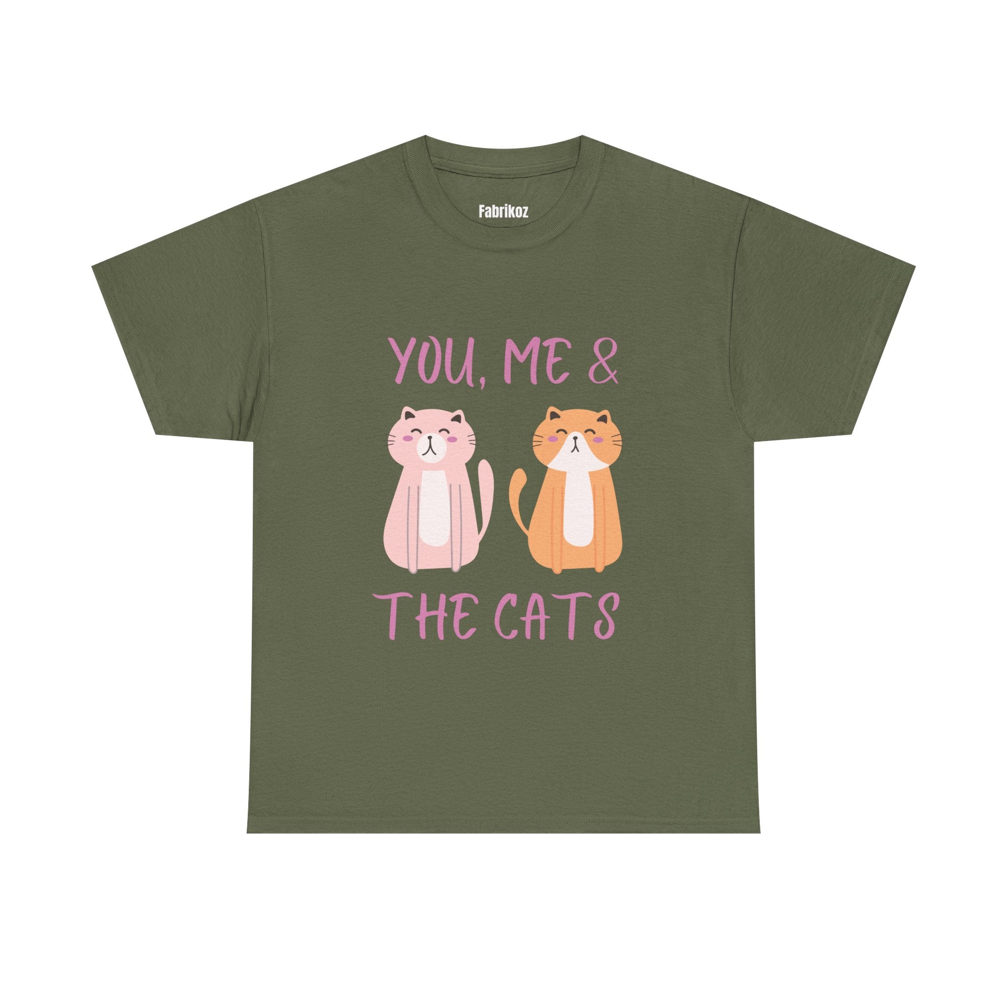 You, Me & The Cats T Shirt – Cat Edition