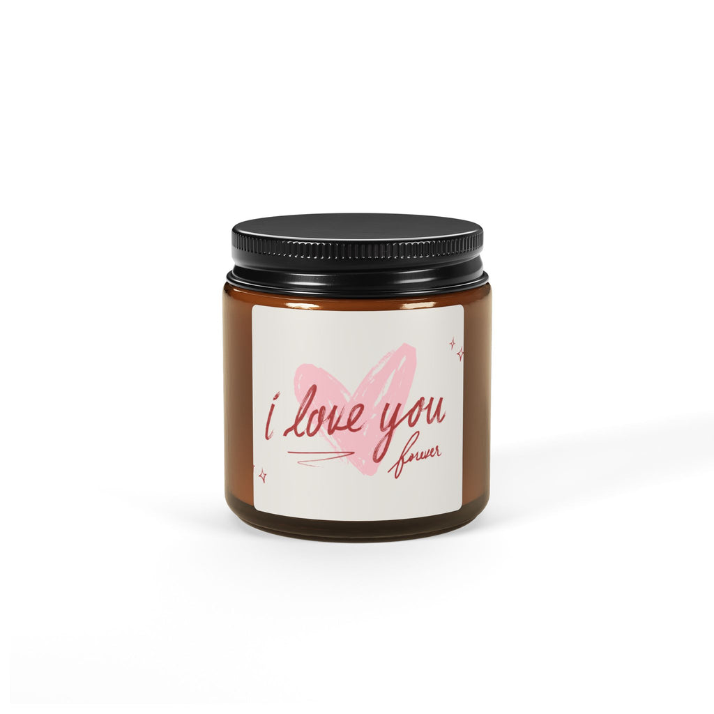 Copy of Copy of Copy of Scented Soy Candle (Multi-Size, Amber Jar)
