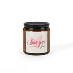 Copy of Copy of Copy of Scented Soy Candle (Multi-Size, Amber Jar)