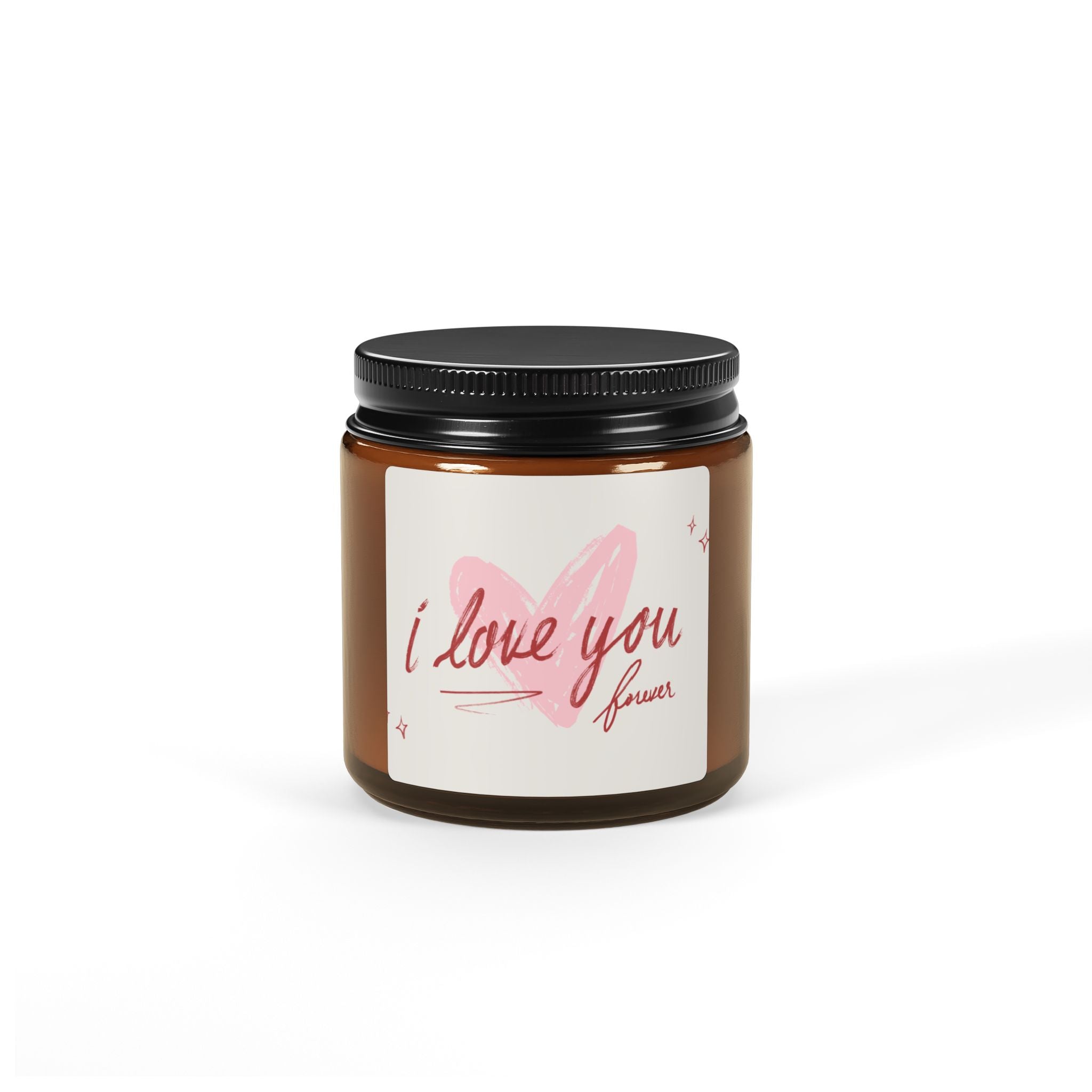 Copy of Copy of Copy of Scented Soy Candle (Multi-Size, Amber Jar)