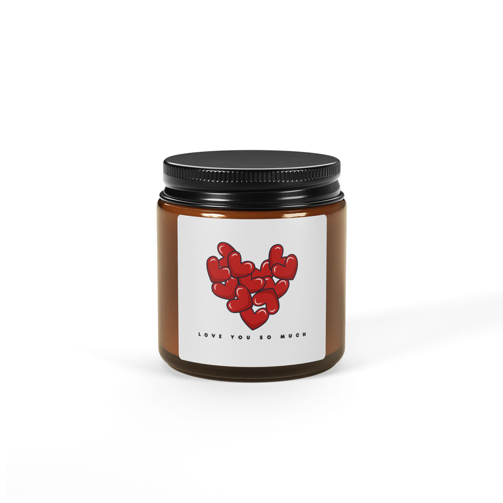 Copy of Copy of Copy of Copy of Scented Soy Candle (Multi-Size, Amber Jar)