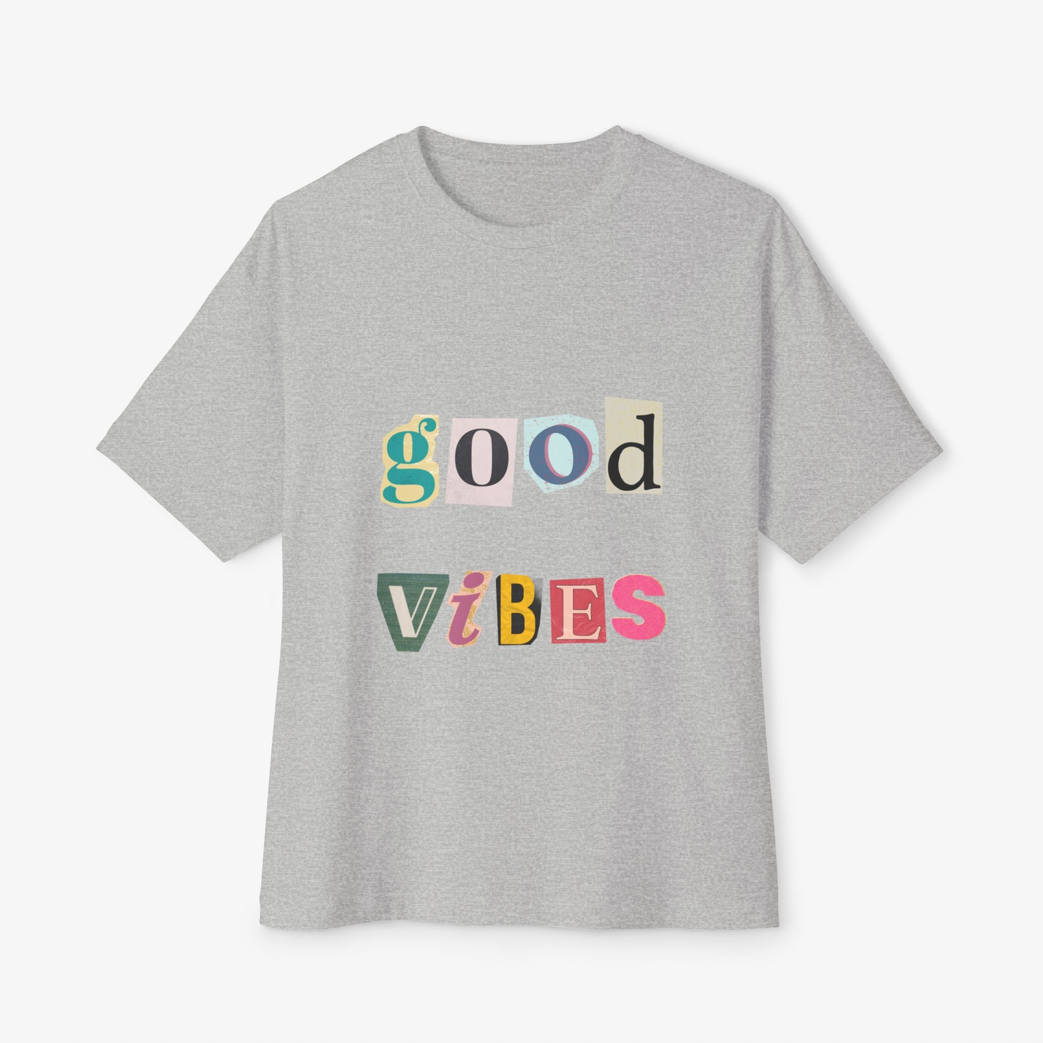 Good Vibes Unisex Oversized Boxy Tee
