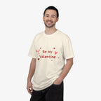 Be My Valentine T-Shirt — Cute Pink Heart & Bow Valentine’s Day Tee