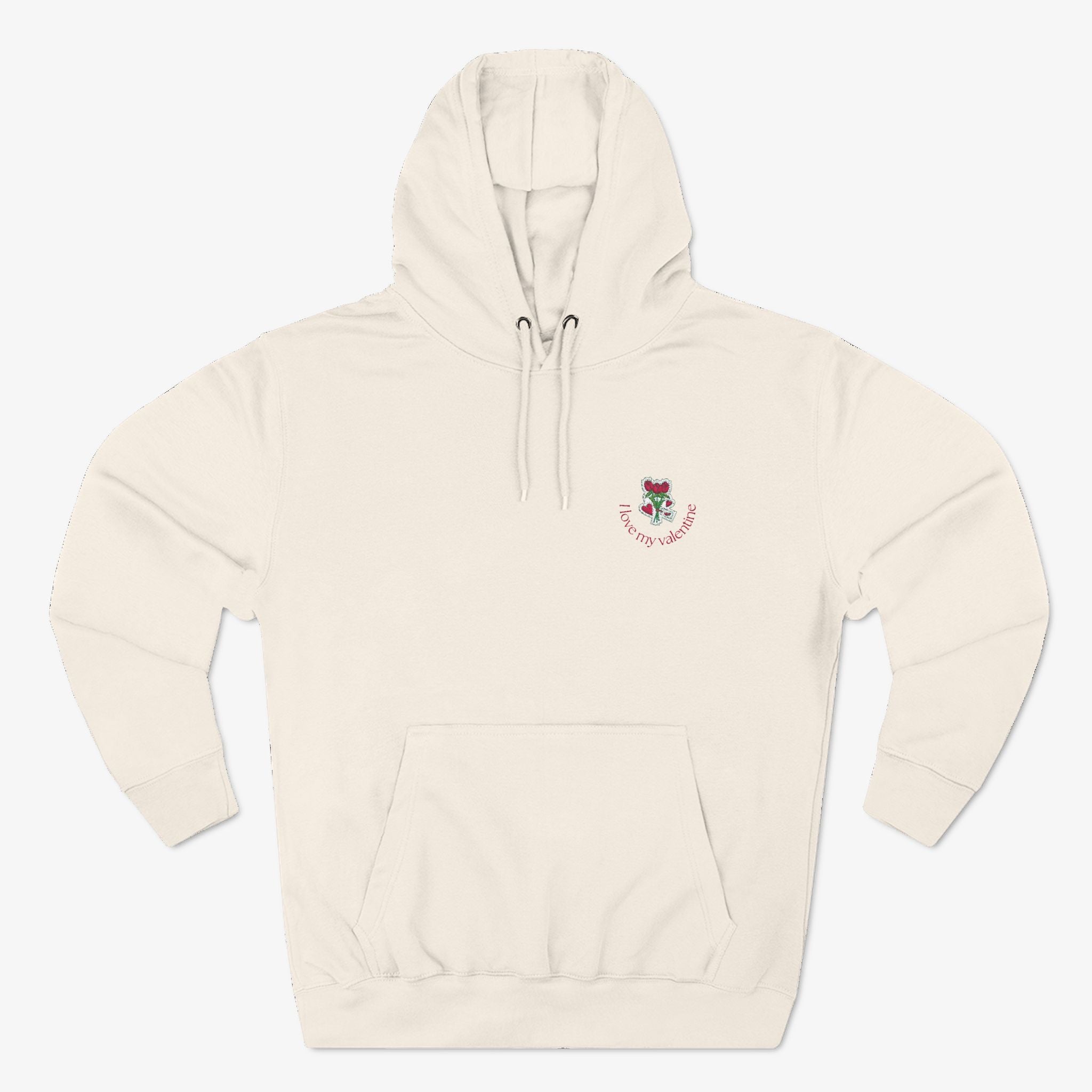 Three-Panel Fleece Hoodie for Valentine