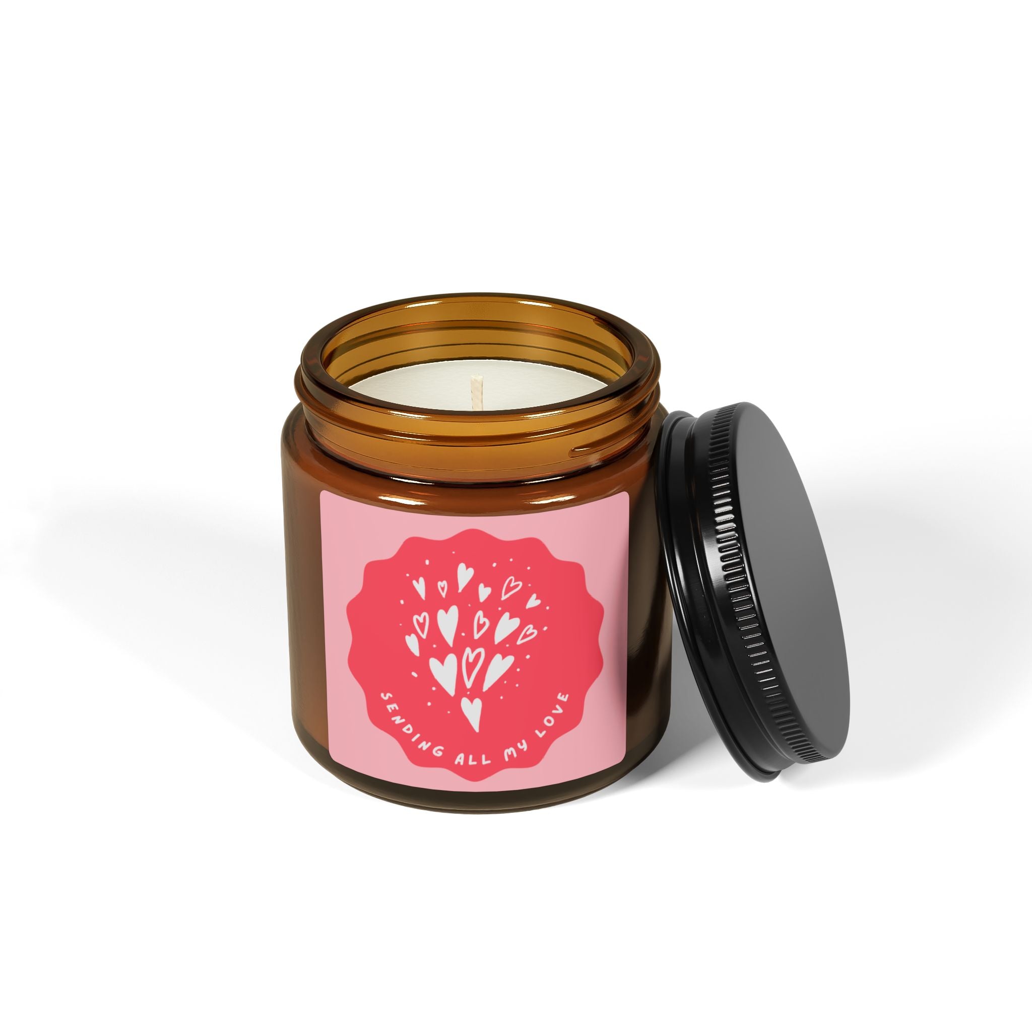 Copy of Scented Soy Candle (Multi-Size, Amber Jar)