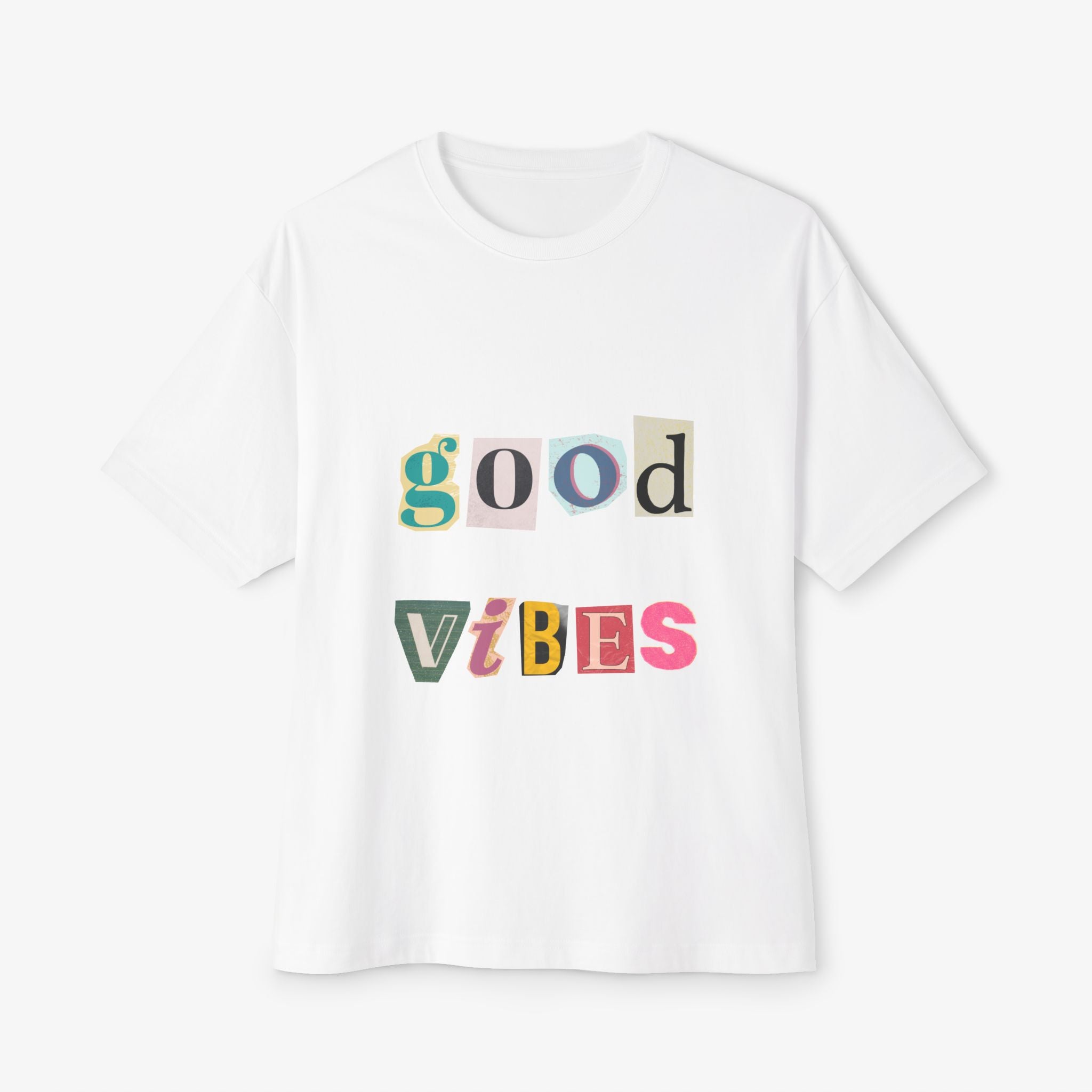 Good Vibes Unisex Oversized Boxy Tee