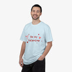 Be My Valentine T-Shirt — Cute Pink Heart & Bow Valentine’s Day Tee