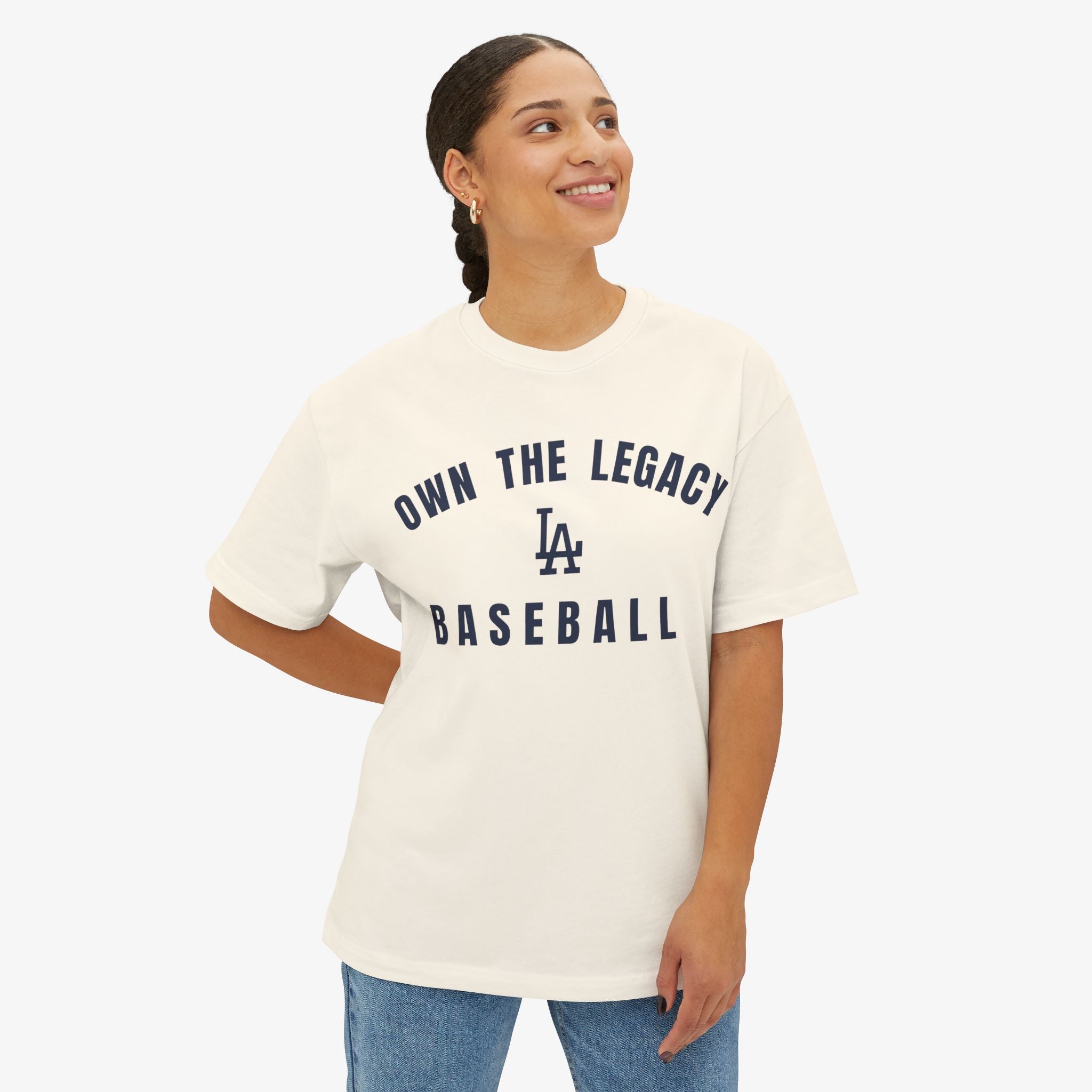 LA Baseball Boxy Tee