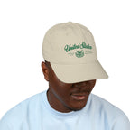 United States 2026 World Cup Premium Embroidered Cap | Stone & Forest Green Heritage Edition