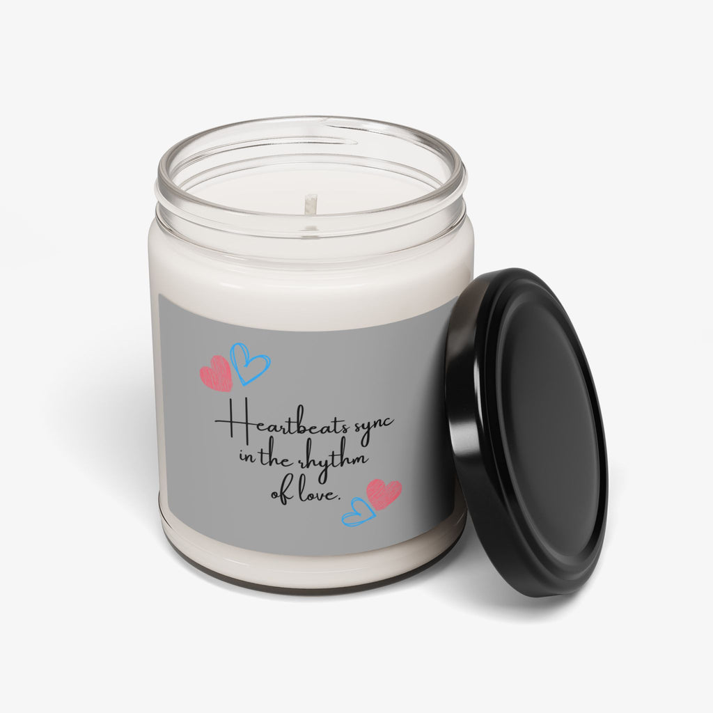 "The Sentiment" Scented Soy Candle | "Heartbeat Sync in The Rhythm of Love" | Anniversary Keepsake