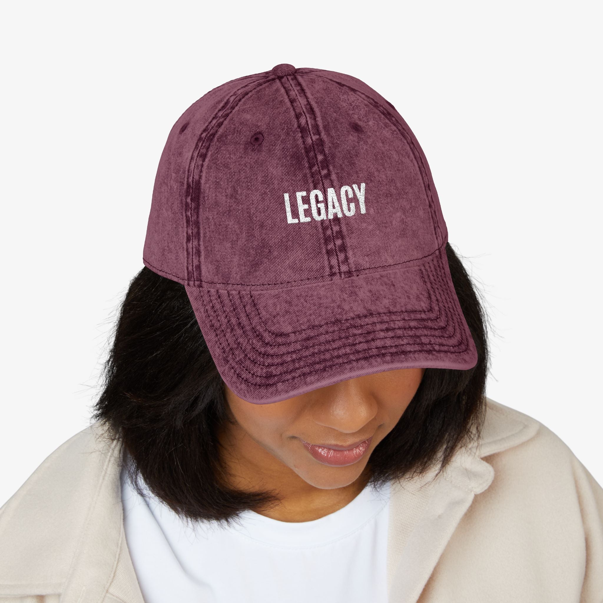 Legacy Embroidered Cap – Vintage Edition