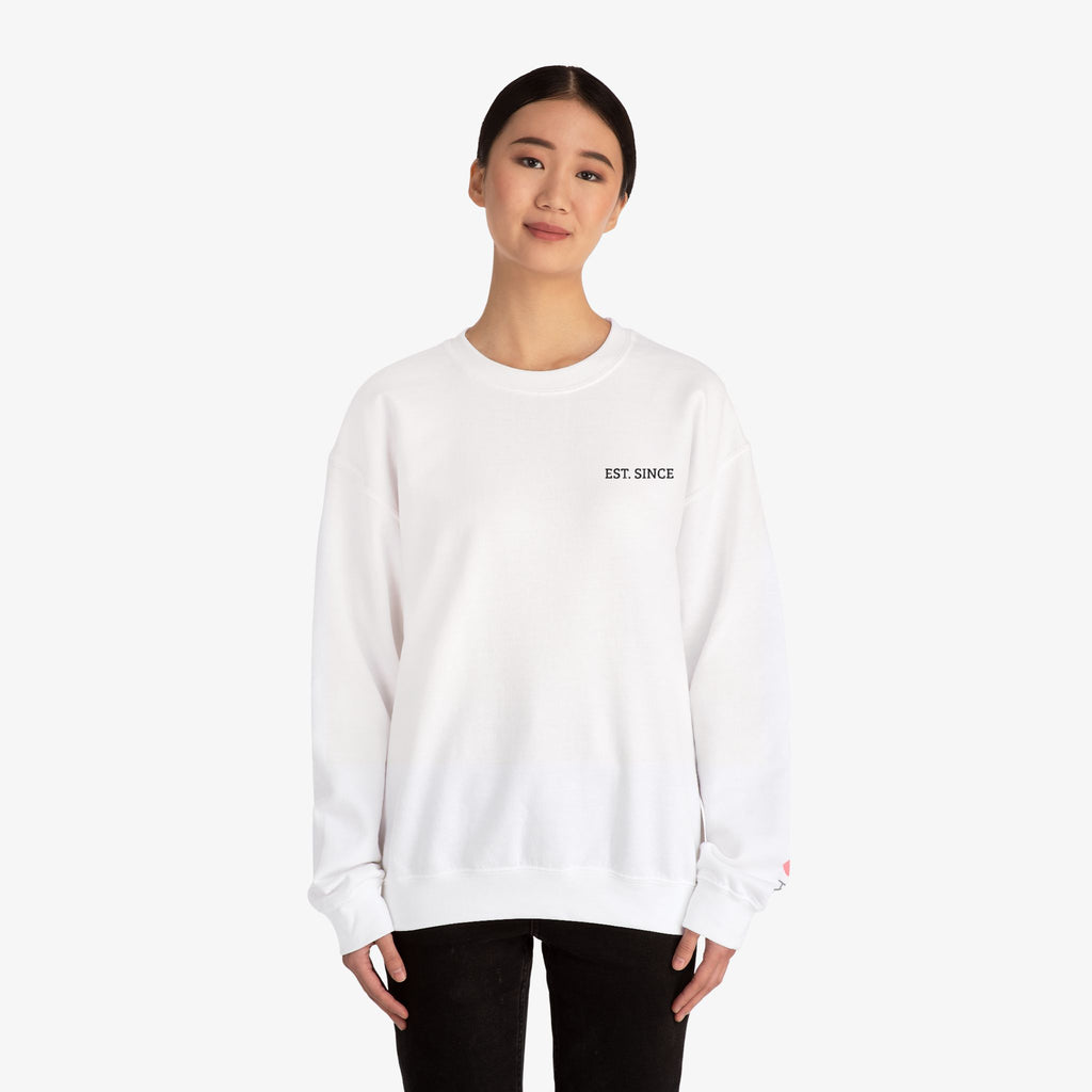 Established Since Personalized Crewneck for Valentine