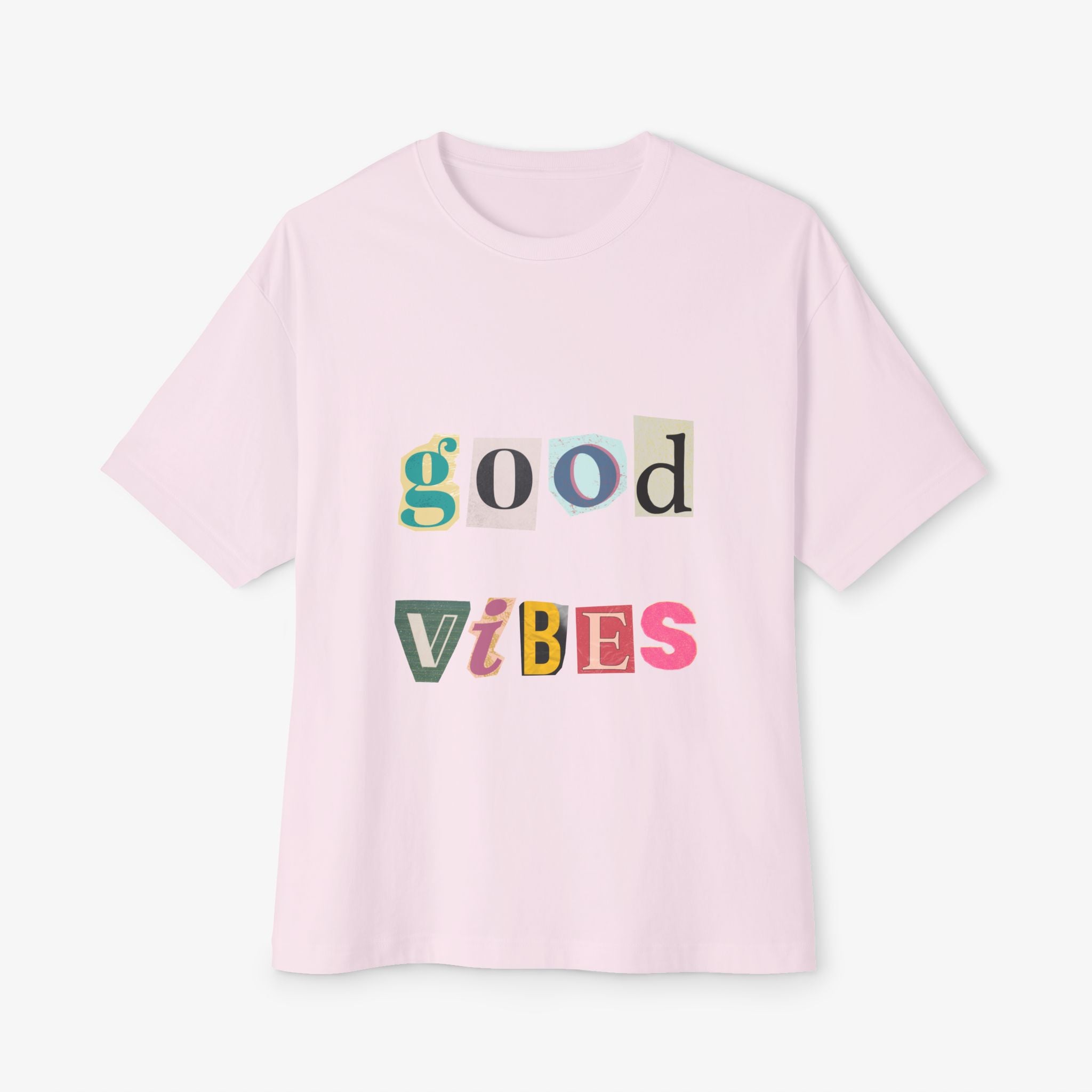 Good Vibes Unisex Oversized Boxy Tee