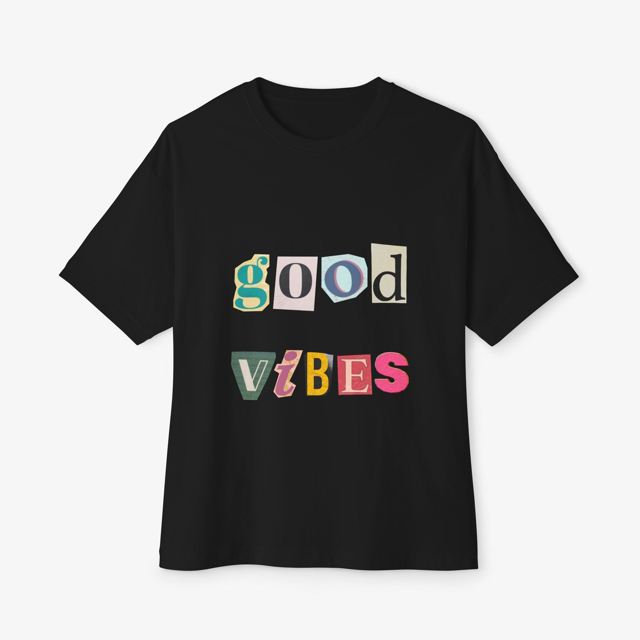 Good Vibes Unisex Oversized Boxy Tee