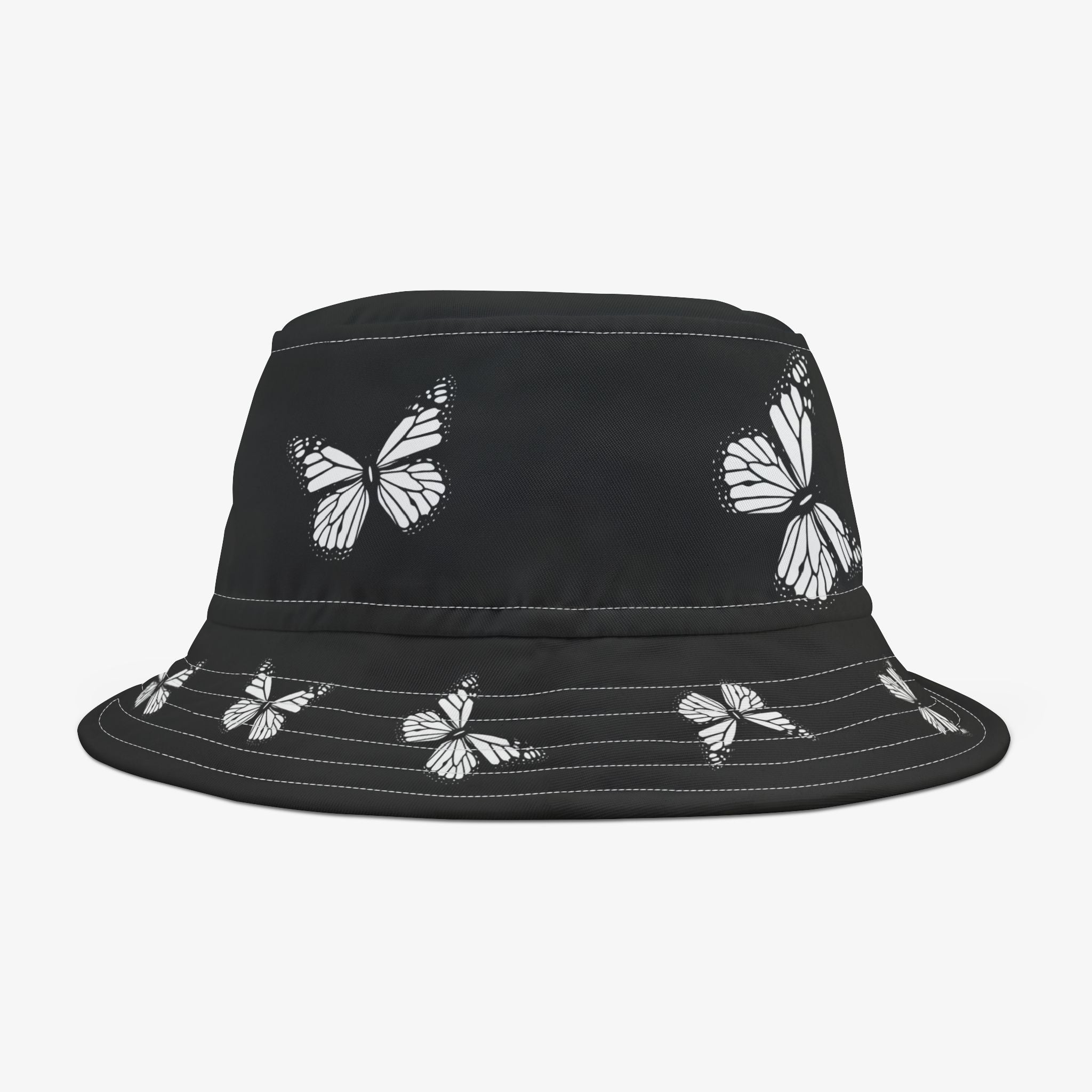 Butterfly Print Bucket Hat