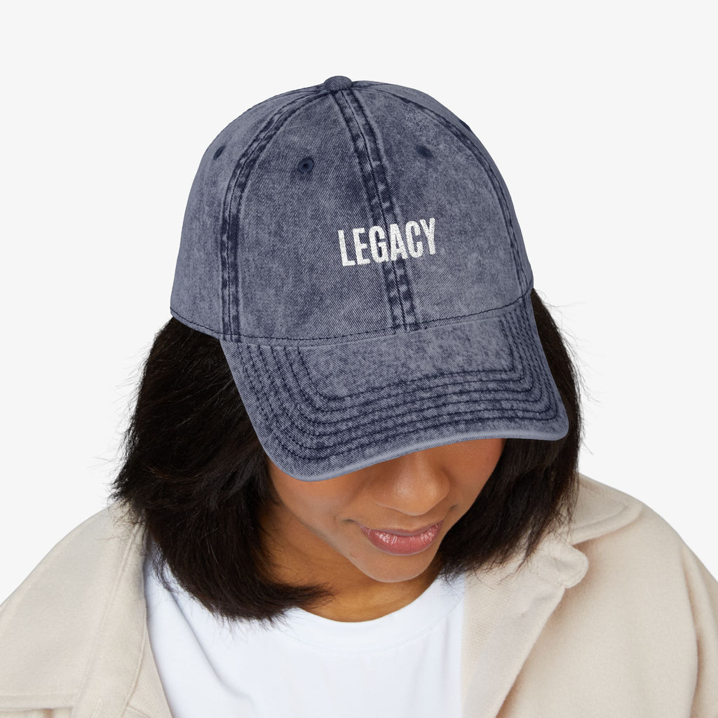 Legacy Embroidered Cap – Vintage Edition