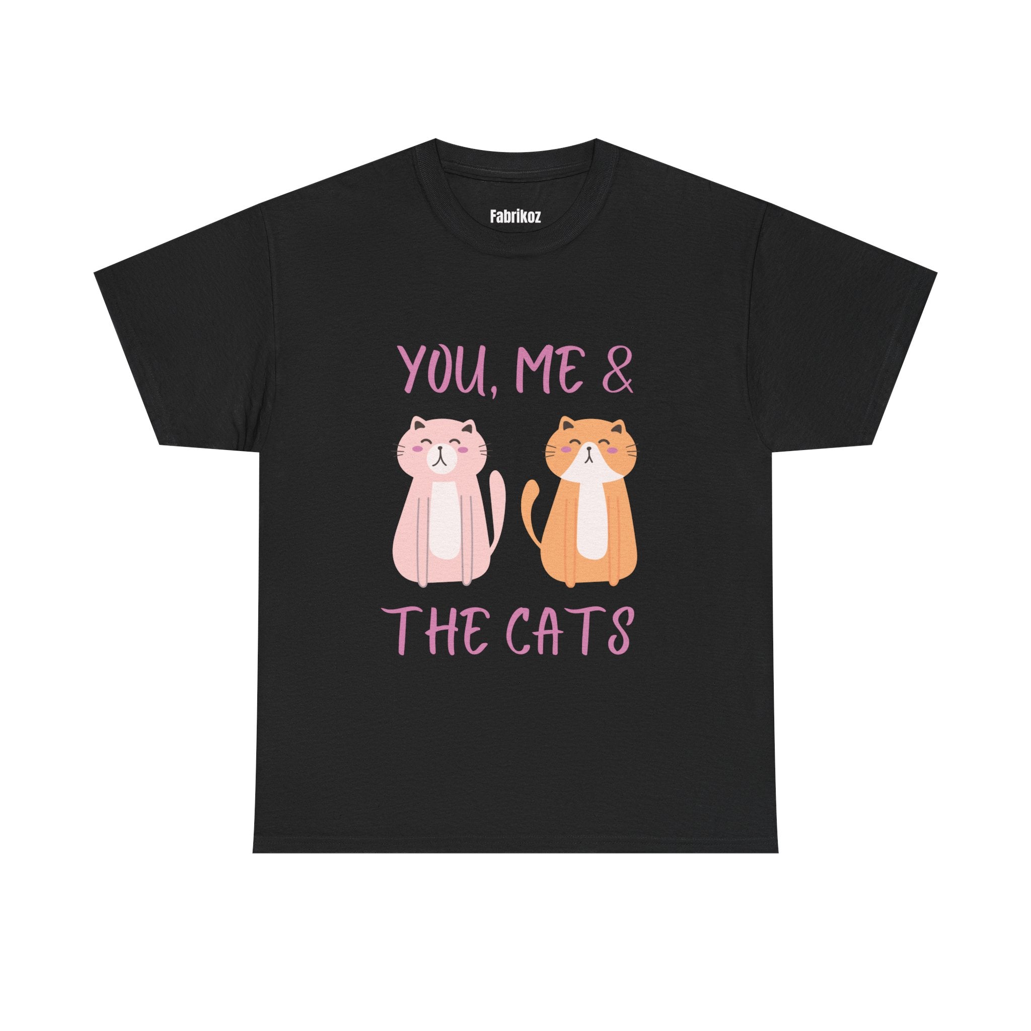 You, Me & The Cats T Shirt – Cat Edition