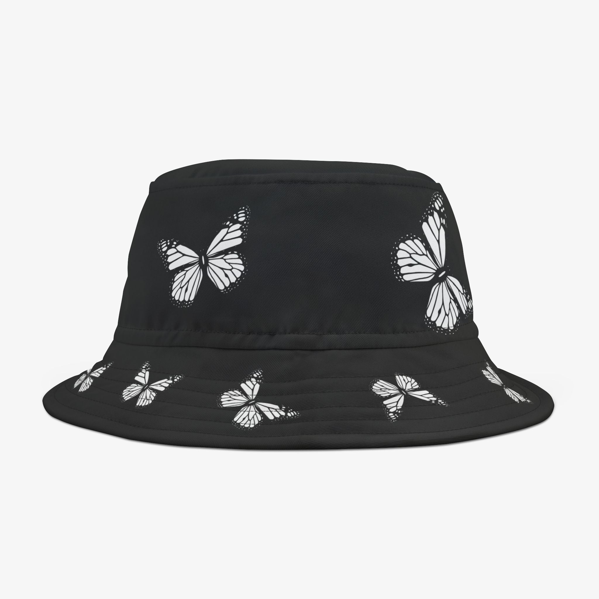 Butterfly Print Bucket Hat, Trendy Summer Accessory