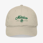 México 2026 World Cup Premium Embroidered Cap | Stone & Emerald Green Heritage Edition