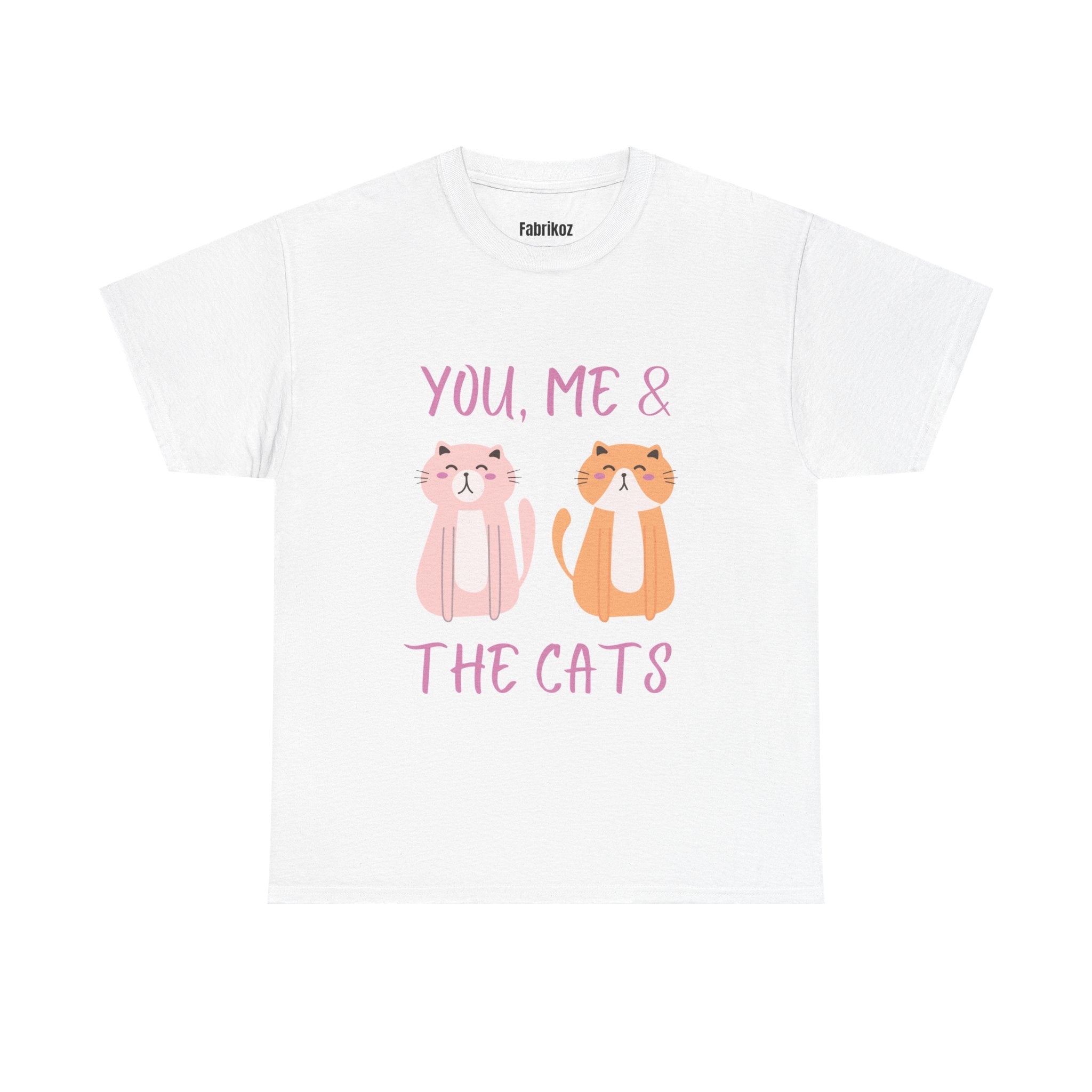 You, Me & The Cats T Shirt – Cat Edition