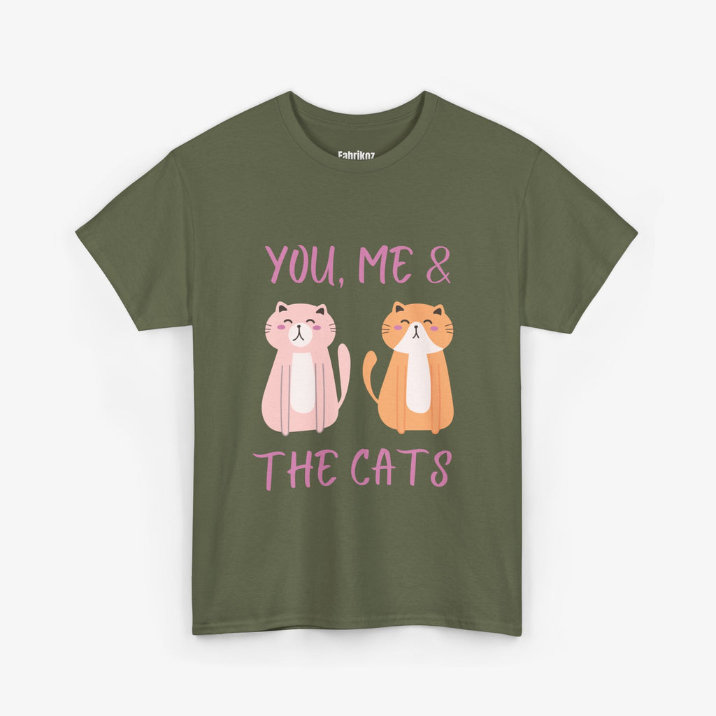 You, Me & The Cats T Shirt – Cat Edition