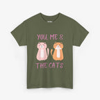 You, Me & The Cats T Shirt – Cat Edition