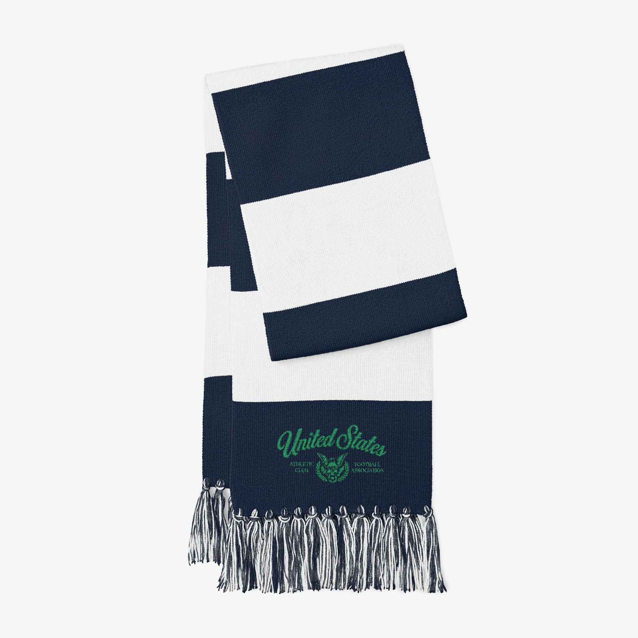 United States 2026 World Cup Vintage Football Scarf | Premium Knit Heritage Edition