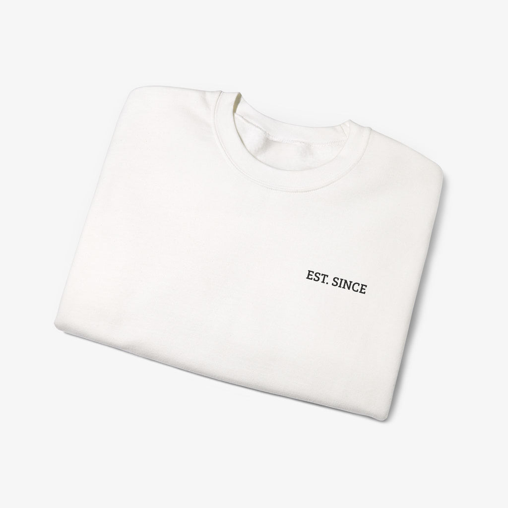 Established Since Personalized Crewneck for Valentine